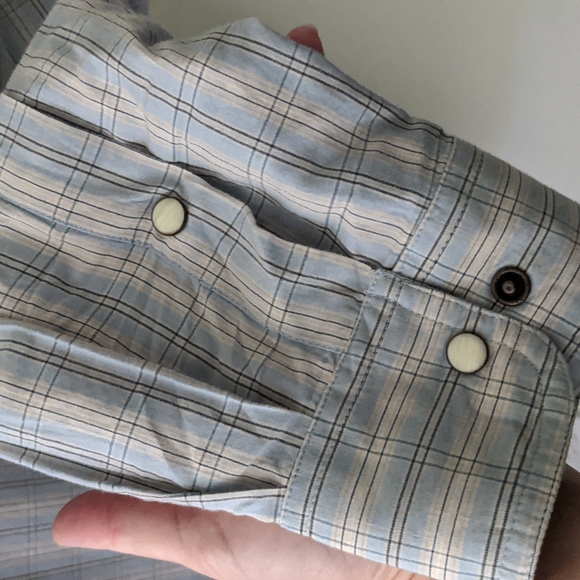 ORVIS I Trout Bum Long Sleeve Plaid Western Style Vented Shirt, M - Picture 8 of 15